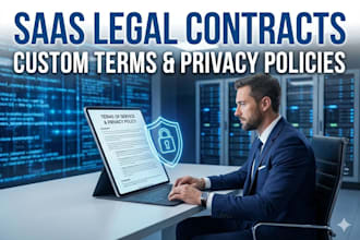 draft custom terms of service and privacy policy for your saas or app