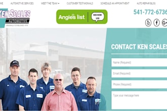 redesigns truck repair website mechanic website auto maintenance website