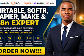 airtable database, airtable CRM and automate business workflows with zapier