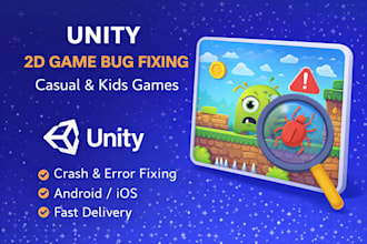 fix bugs and errors in your unity mobile game
