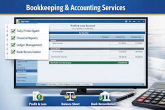 do bookkeeping and accounting in tally prime