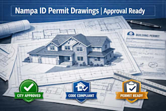 create permit ready drawings for nampa idaho approval