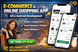 build premium ecommerce app online shopping app for ios and android
