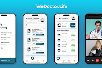 develop telemedicine app, telehealth app, fitness app, clinic health app