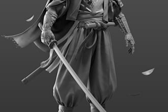 design 3d printable cosplay armor, helmet and costume models