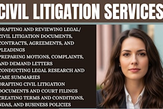 usa civil litigation lawyer for defamation lawsuit motion pleading petition nda