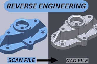 do reverse engineering 3d scan to cad conversion professional