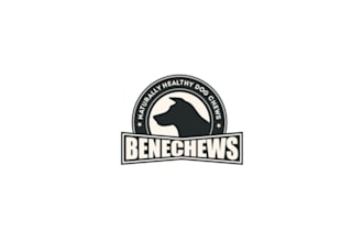 make included professional logo for organic dog chew brand