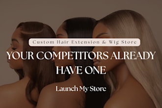 build hair extension website hair extension shopify store beauty spa salon store