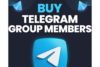 add you real telegram 5000 group or channel members
