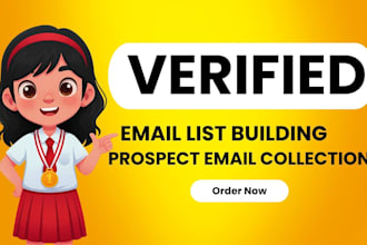 do email list building, verified prospect email collection