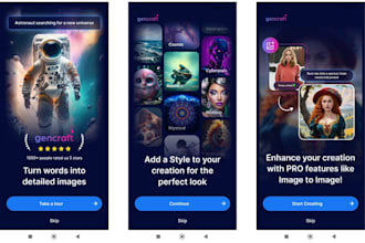build ai video generator app, ai music generator app, ai image generator app