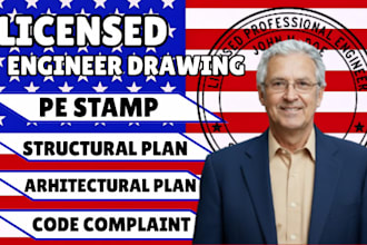 licensed engineer permit drawings for texas, utah, alabama, california, wa ny nc