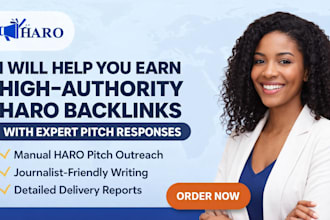 help you earn high authority haro backlinks with expert pitch responses