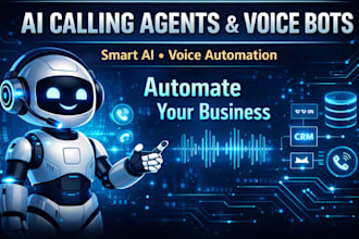 create smart ai calling agents and voice bots for business automation