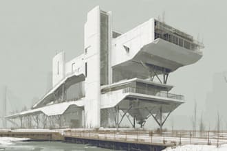 do a high quality architecture illustration