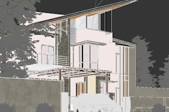 create 2d 3d cad assigned architectural drawing task from point cloud scan data