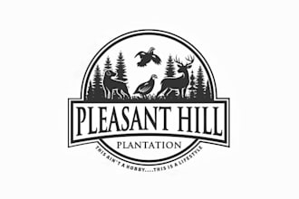 design particular pleasant hill plantation logo