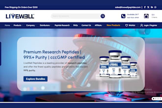 build fda complaint peptide website supplement website research peptide website
