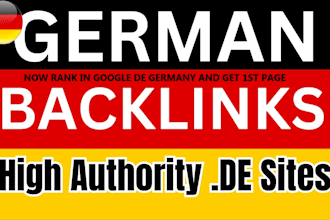 do german SEO high da DR backlinks