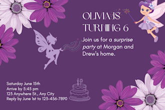 design custom event graphics and invitations in canva
