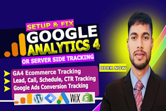setup google analytics4 ga4 ecommerce conversion tracking fast