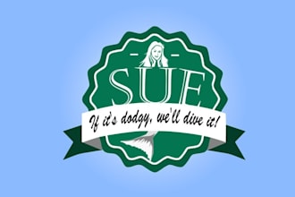 design unique underwater pool swimming pool logo for you
