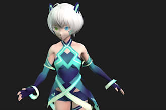 rig, edit and fix your 3d model or avatar for vrchat, vrm, mmd, gmod warudo