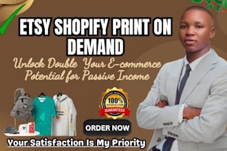 design etsy shopify print on demand store printify print on demand pod