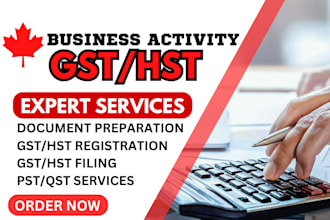 do income tax returns, gst registration, gst return, hst, payroll in canada