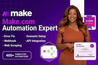 fix make com, made com, setup make com automation, make automation, make expert
