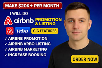 do airbnb listing promotion, airbnb booking, airbnb marketing, vrbo marketing