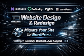ionos jimdo strato hostinger godaddy zyro bluehost migrate to wordpress website