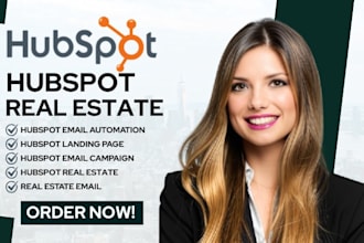 set up hubspot real estate email campaigns automation hubspot landing pages