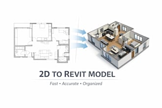 convert 2d drawings to revit model