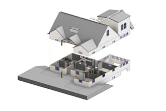 do revit bim modeling lod 300 and architectural drawings