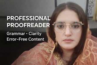 professional proofreading for grammar, clarity, and error free writing