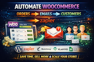 automate woocommerce orders, emails and customer workflows