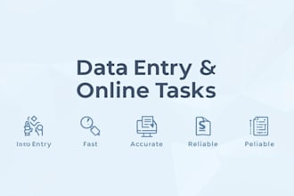 do simple data entry and online tasks
