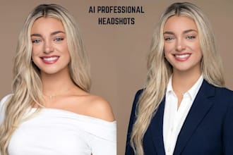 create realistic professional headshots for linkedln cv business