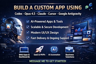 build a custom app using codex, cursor, opux 4 5, and google antigravity