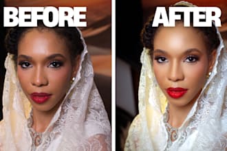 professionally retouch portraits and enhance photos naturally