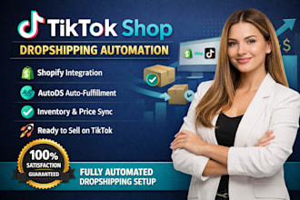 setup tiktok shop dropshipping auto fulfilment shopify integration  autods