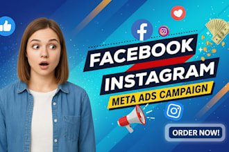 run facebook and instagram ads campaign as a meta ads expert tiktok ads manager