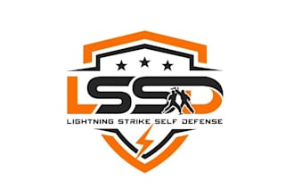 design awesome lighting self defense logo