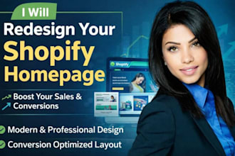 redesign your shopify homepage to boost sales and conversions