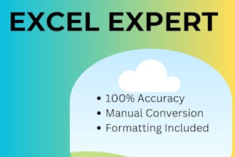 convert PDF to excel and word to PDF