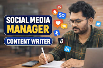 be your  social media manager that boost sales and traffic