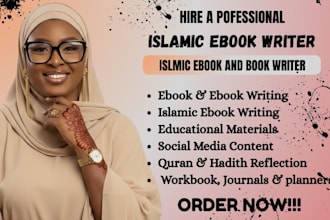 ghostwrite islamic ebook, islamic content, arabic ebook and content for children