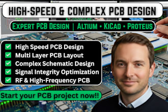 design high speed and complex pcb in altium, kicad and proteus